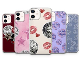 Disco Ball Phone Case Party Y2K Cover for iPhone 17 Pro, 16, 15, 13 Samsung S25, S24, S23, A57, A17, Pixel 10, 10A