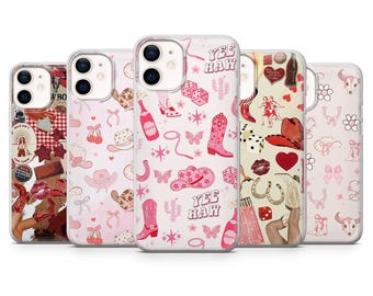 Cowgirl Phone Case Western Yeehaw Cover for iPhone 17Pro, 16, 15, 14, 13, Samsung S25 S24, S23, A56, A15, Pixel 10Pro 9A, 8A, 8Pro, 7A