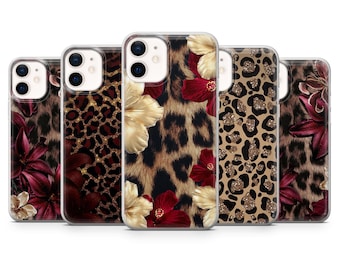 Funda de teléfono con estampado de leopardo, lujosa y elegante, para iPhone 17Pro, 16, 15, 14, 13, Samsung S25, S24, S23, A56, A15, Pixel 10Pro, 9A, 8A, 8Pro, 7A