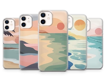 Funda Sunset para iPhone 17 Pro, 16, 15, 14, 13, Samsung S25, S24, S23, A56, A15, Pixel 10 Pro, 9A, 8A, 8 Pro, 7A