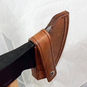 Leather Sheath for Cold Steel Trail Boss Axe, FREE Shipping, Hand Made ...