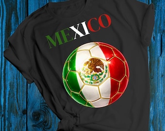 Mexico Soccer Ball PNG Bundle Football Design Green White Red Sports Shirt Digital Download