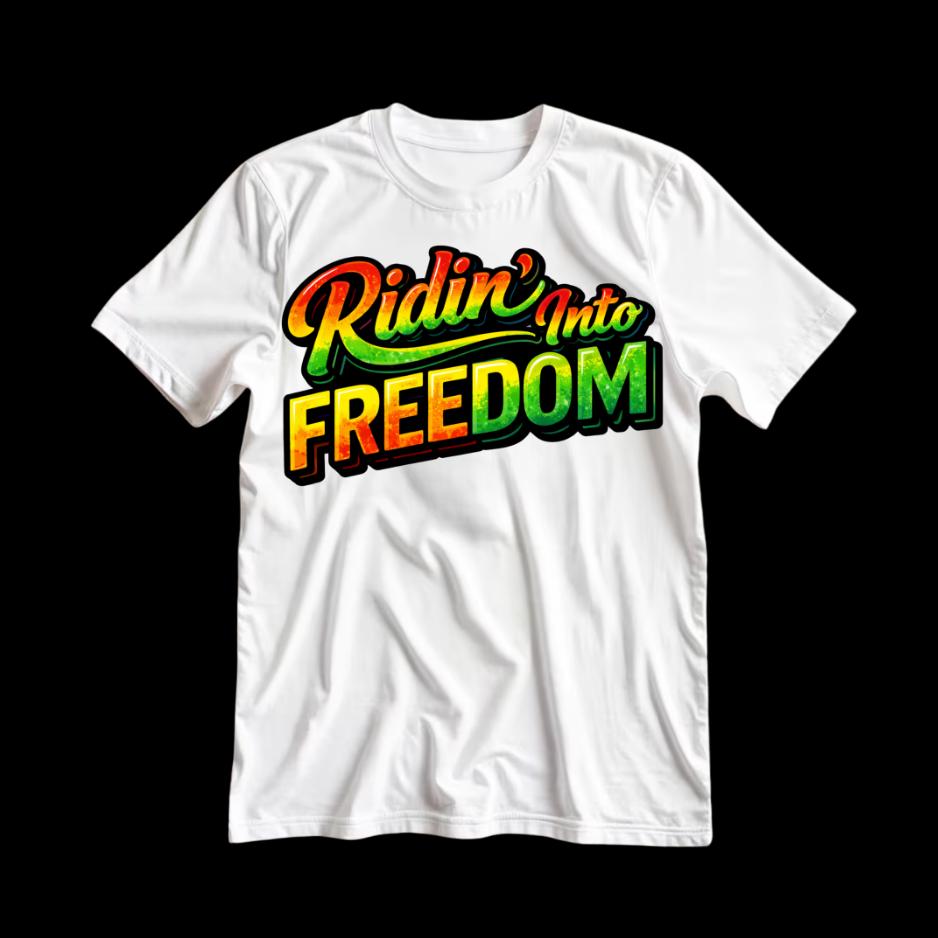 Ridin Graphics Juneteenth PNG Bundle – Black Woman Afro Art, Ridin Into Freedom ...