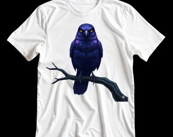 Guardian Raven Illustration PNG | Mystical Bird Art | Instant Digital Download