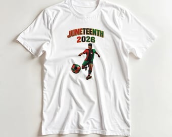 Juneteenth 2026 Soccer Shirt Freedom Day Red Black Green Football Tee Unisex Gift