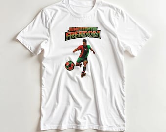 Juneteenth Freedom Soccer T-Shirt Unisex, Black History Football Shirt, African American Pride Tee, 2026 Celebration Shirt, Gift Idea