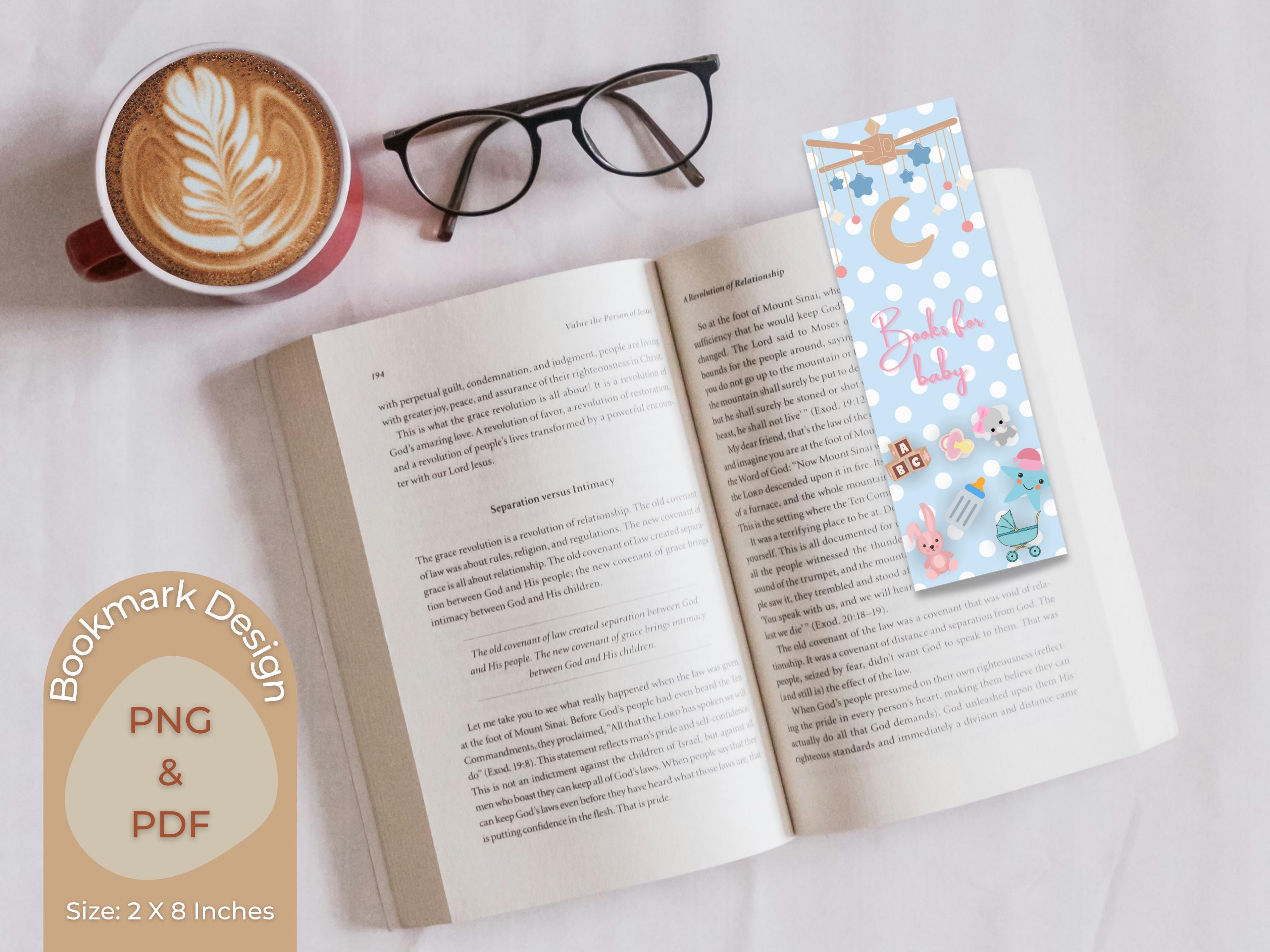 Baby Bookmarks Printable Set Nursery Reading Markers - Etsy
