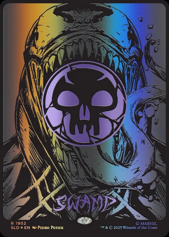 venom mtg card German] Cindering Foresight (Red) main image 1