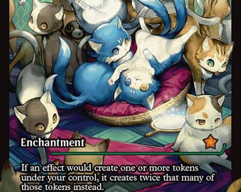 Doubling Season Playtest Proxy (Foil/Non-Foil/Fracture/Confetti)