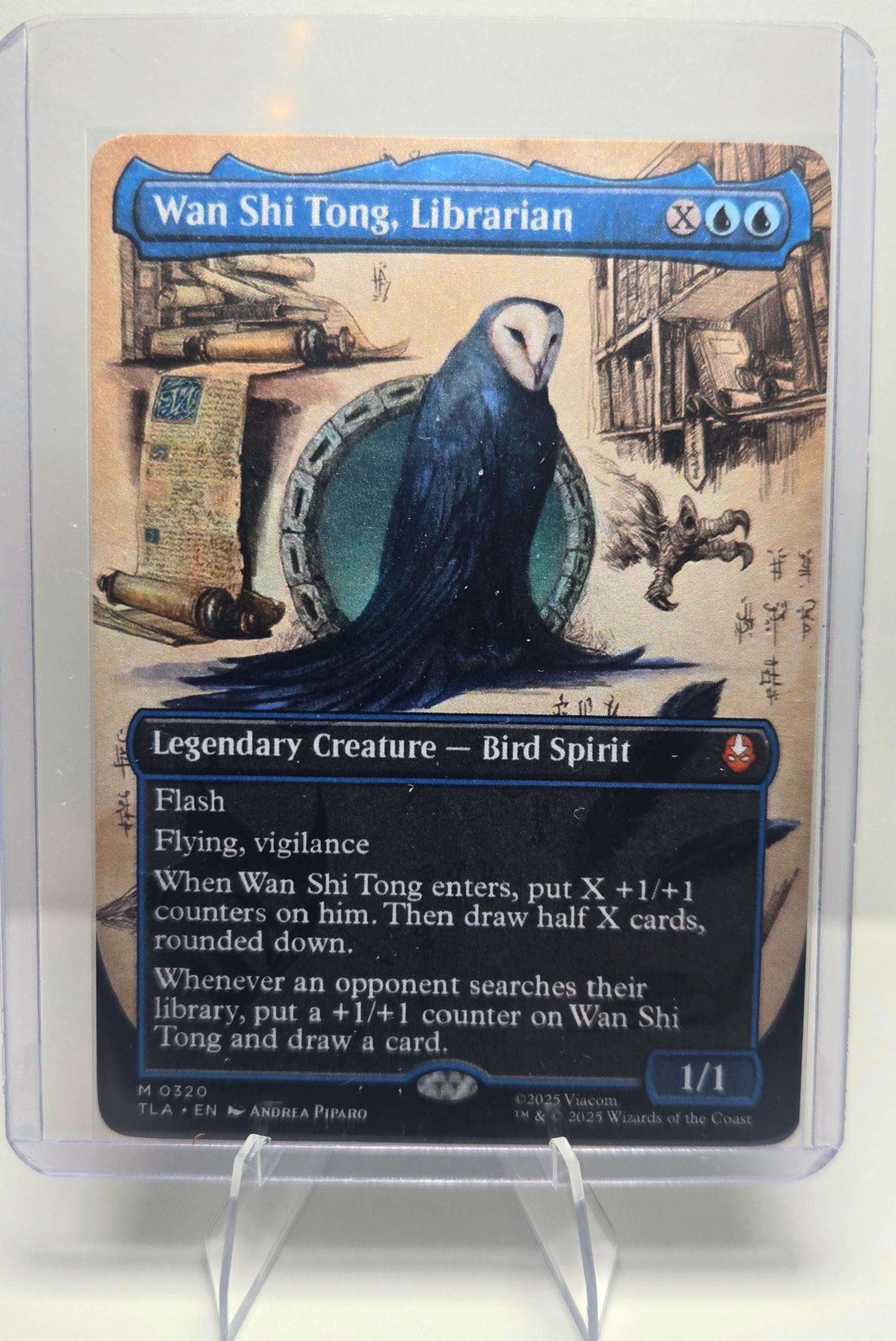 MTG Avatar: Wan Shi Tong, Librarian Proxy - Etsy