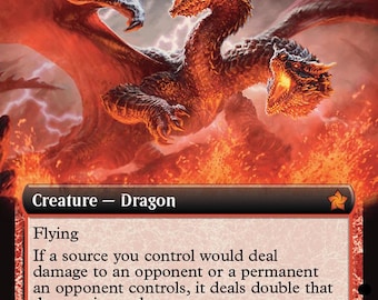 Twinflame Tyrant Playtest Proxy (Foil/Non-Foil/Fractured Foil) MTG