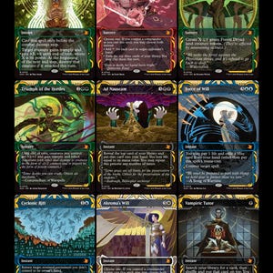 Mtg Card Sleeve Wraith - Etsy