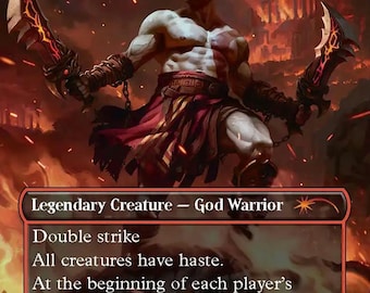 Kratos, God of War [proxy/orica] - Etsy