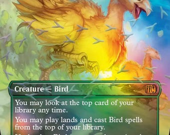 MTG Final Fantasy Chocobo Track Edition Traveling Chocobo Proxy