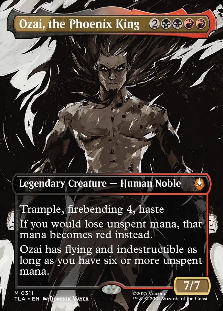 MTG Avatar: Ozai, the Phoenix King Proxy - Etsy