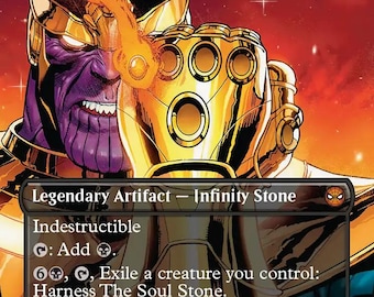 The Soul Stone (infinity Gauntlet) (holo) (PROXY) - Etsy