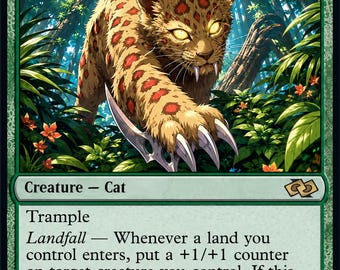 Scythecat Cub Playtest Proxy (Foil/Non-Foil) MTG