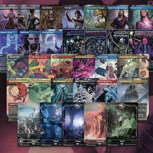 mtg plant commander deck MTG Commander Deck EDH Deck The Necrobloom 100 Magic Cards Custom Deck  Landfall Modern Horizons 3