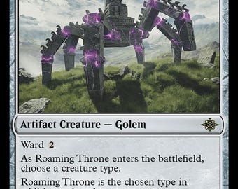 Secret Lair Goblin Storm: Roaming Throne by Wizard of Barge Proxy