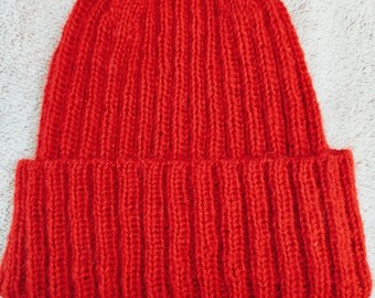 Handknit Beanie | Winter Hat for Women | Soft Acrylic | Cozy Knitted Hat | Handmade Gift
