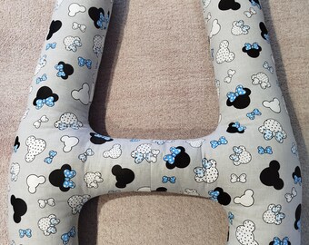 Car Head Support Pillow | Adjustable Travel Neck Cushion | H Shaped Car Sleep Pillow with Strap | Cat Print Auto Accessory