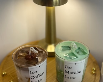 Iced Latte Kerze - Handgemachtes Geschenk für Kaffeeliebhaber