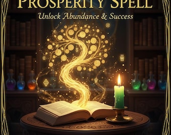 Hechizo de Prosperidad: Desbloquea la Abundancia y el Éxito (Servicio Metafísico Digital)