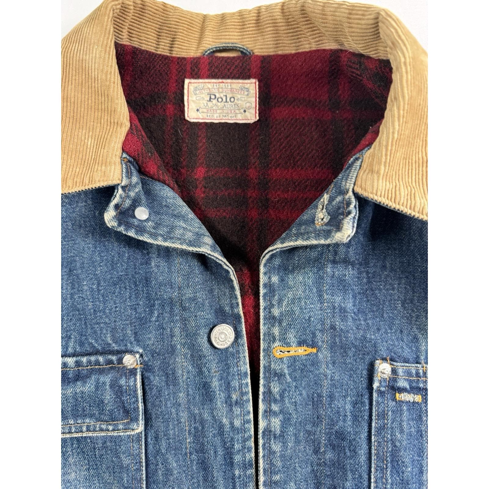 Vintage Ralph Lauren Denim Jacket - Etsy