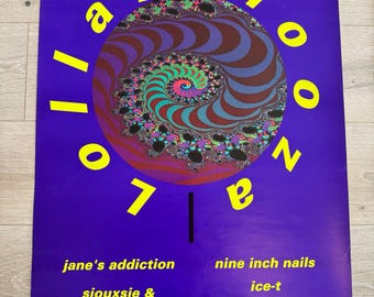 Original Lollapalooza 1991 Poster – 34.5x23 Devore Stadium - Etsy