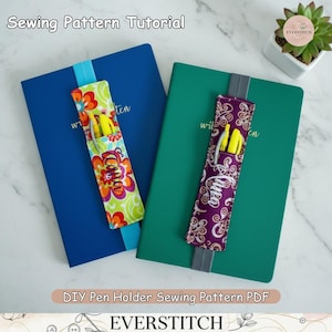 DIY Pen Holder Sewing Pattern PDF – Step-by-Step Tutorial | Instant Download (English + Deutsch)