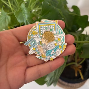 Natsumes Buch der Freunde Emaille Pin | Natsume Takashi & Nyanko inspiriert Pin