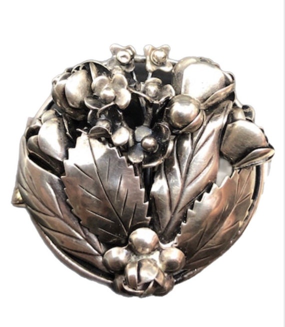 Vintage Hobe, sterling silver brooch,