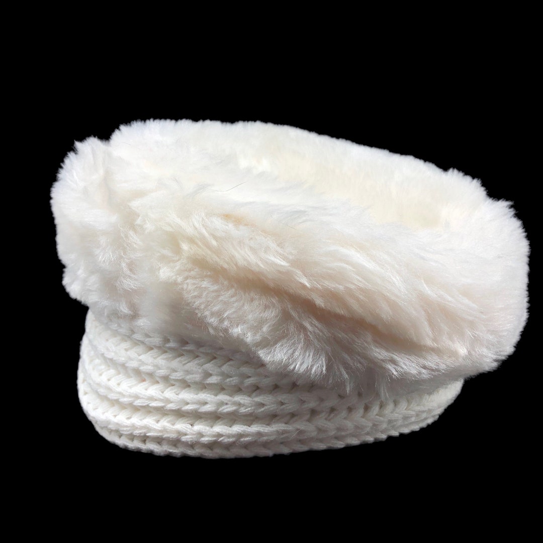 Vintage Snow Faux Fur Hat