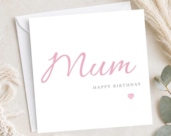 Personalised Birthday Card for Mum, Sister, Auntie, Grandma, Nan