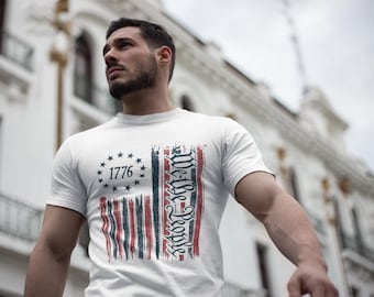 1776 We the People Patriotic Sublimation T-Shirt | USA Freedom Tee