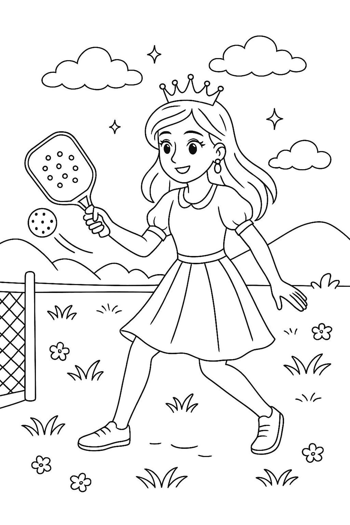 Princess Coloring Pages: 50 Kids Activity Sheets (digital Download) - Etsy
