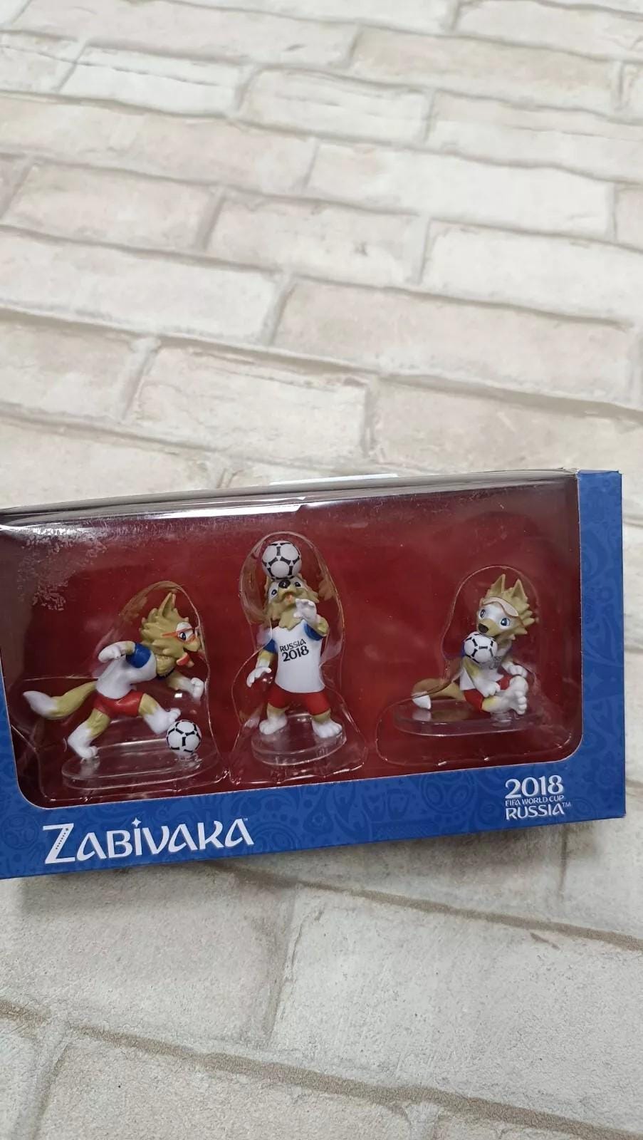 Fifa World Cup FIFA-2018 Russia Soccer Figure Set Wolf Zabivaka 3