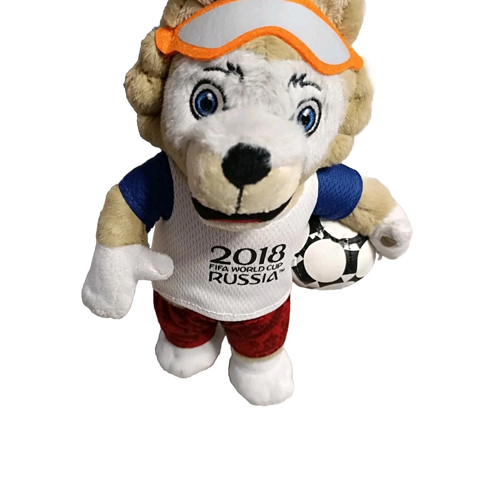 Fifa 2018 World Cup Russia Soccer Souvenir Soft Toy Wolf Zabivaka