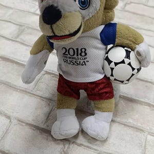 Fifa 2018 World Cup Russia Soccer Souvenir Soft Toy Wolf Zabivaka