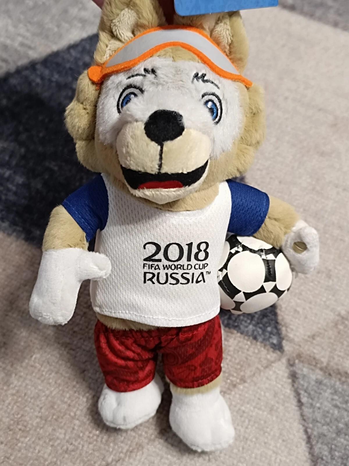 Fifa 2018 World Cup Russia Soccer Souvenir Soft Toy Wolf Zabivaka