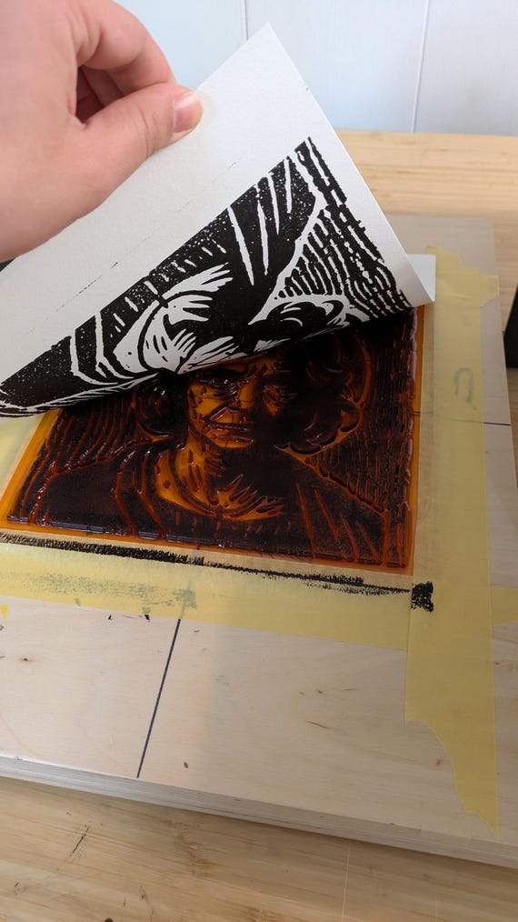 Custom Polymer Printing Plate, Relief Printing & Stamping, Up to 5x7 Inch