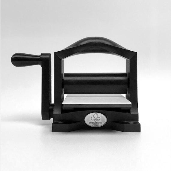 Small 3D Printed Printmaking Press, Etching, Linocut, Woodcut