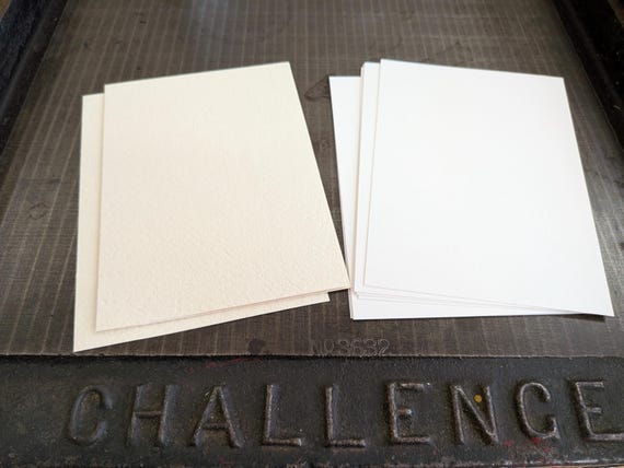 100% Cotton Stationery Paper Set with Kraft Envelopes (5x7")