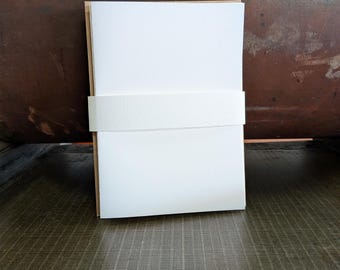 Mini Envelopes and Handmade Blank Greeting Set, Printmaking Paper 3.5"x5"