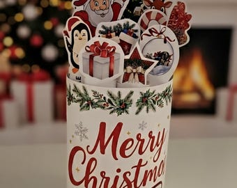 Duplo Christmas & St. Nicholas PDF Template for Printing | Duplo Christmas Wrappers DIY Gift for Children, Family and Friends