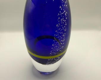 Strombergshyttan for Westinghouse - Designer vase - Sommerso Technique signed and dated