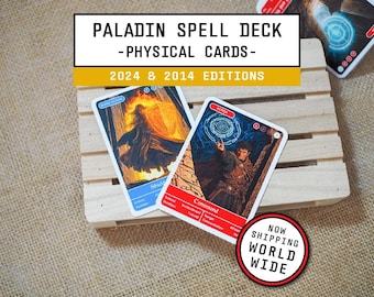 Paladin Spell Cards | Basic Deck | D&D 5e Physical Cards