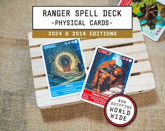 Ranger Spell Cards | Basic Deck | D&D 5e Physical Cards