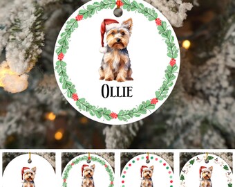Personalized Dog Christmas Ornament, 110+ Breeds, Holiday Keepsake