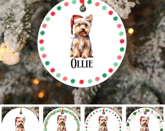 Personalized Dog Christmas Ornament, 110+ Breeds, Holiday Keepsake Decoration